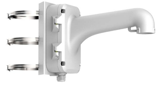 [SEC3804] Montaje de poste para domos hikvision / color plata / uso en exterior