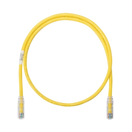 [NET2167] Cable de parcheo utp categoría 6, con plug modular en cada extremo - 1.5 m. - amarillo