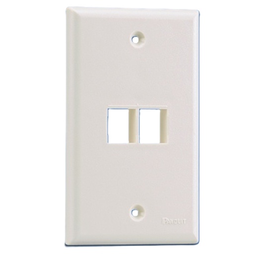 [WIR1066] Placa de Pared Vertical Panduit NK2FNEI 2 Puertos NetKey