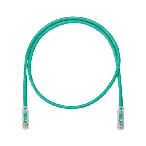[NET2172] Cable de parcheo utp categoría 6, con plug modular en cada extremo - 2 m. - verde