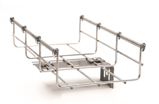 [WIR1091] Ménsula económica, para montaje en pared, para anchos de charola de 100mm, con acabado electro zinc