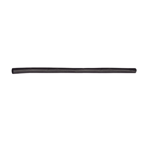 [NET2252] Tubo termoencogible (termofit) negro de 1.2 m, 1" de diámetro, reduce de 2:1, poliolefina.