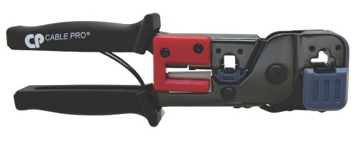 [SEC4290] Pinzas para plegar cables utp5 y utp6 para rj11 de 4 y 6 hilos y rj45 de 8 hilos / calidad belden!