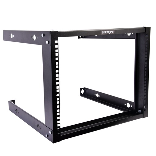 [NET2305] Rack abierto de 19" para montaje en pared de 8 unidades.