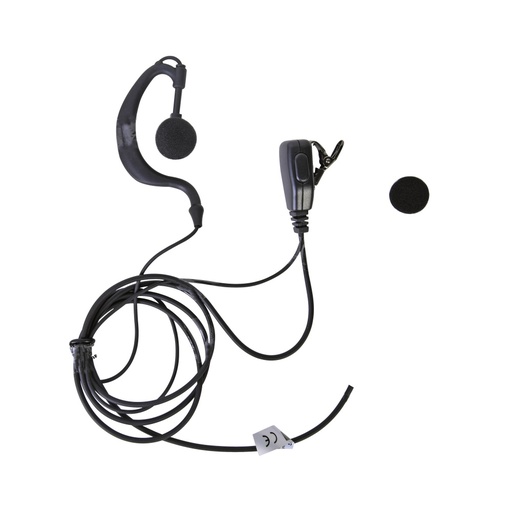 [NET2307] Micrófono - audífono de solapa ajustable al oído para kenwood tk3230/ 3000/ 3402/ 3312/ 3360/ 3170, nx240/ 340/ 220/ 320/ 420