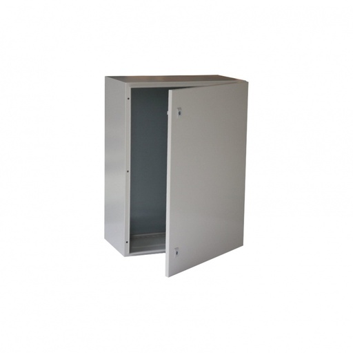 [SEC4556] Gabinete de acero ip66 uso en intemperie (600 x 800 x 300 mm) con placa trasera interior y compuerta inferior atornillable (incl