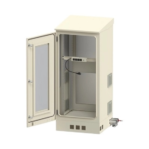 [NET2351] Gabinete Exterior Con Ventiladores Y Termostato LinkedPRO 19" 16U Espacio Para Baterías