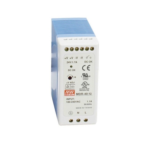 [NET2379] Fuente de poder industrial riel din 12vcd, 40w