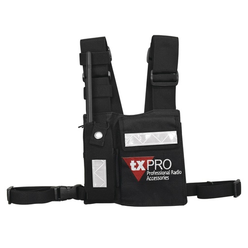 [NET2389] Pechera Universal txPRO Con Soporte Para Radio