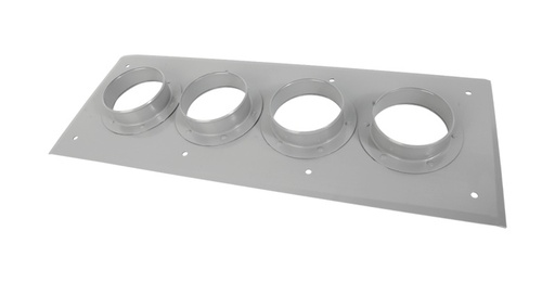 [NET2422] Placas pasamuro con capacidad de 4 botas de 4" 