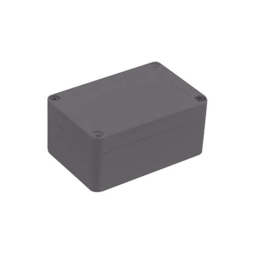 [SEC4642] Gabinete plástico negro para exterior (ip65) de 100 x 68 x 50 mm cierre por tornillos. 