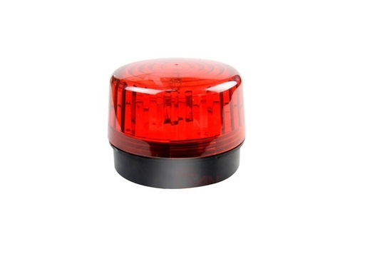 [SEC4839] Estrobo color rojo paamon pam-led2 ultra potente con leds individuales/ alámbrico/ material abs de alto impacto/ destello 90xmin