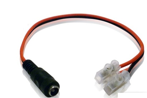 [POW51922] Conector pigtail extra largo hembra meriva technology pigtail c-hembra / conexión de corriente para cámaras analógicas hd / pola