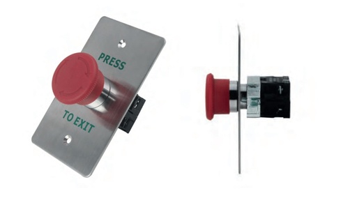 [ACC698952] Botón Salida De Emergencia Axceze AX-L60 Alámbrico