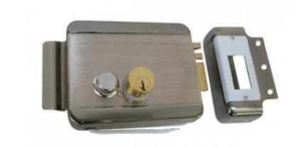 [SEC4867] Cerradura electromecánica axceze ax-lockr  orientación derecha instalación  sobre poner  apertura interna por botón fabricada en