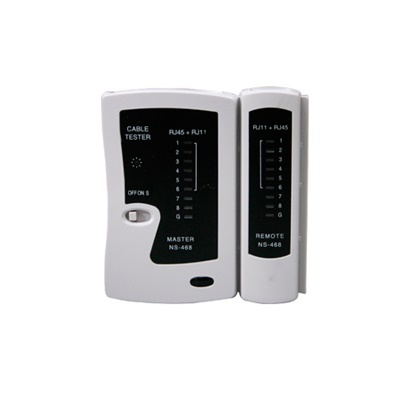 [NET2927] Tester para cable de red enson ens-teln1 ideal para identificar errores de terminado y continuidad de cables de red y telefonico