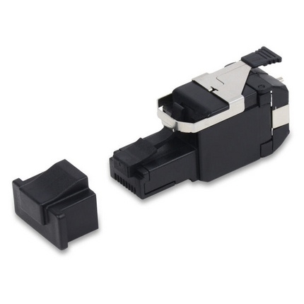[NET2995] Conector plug belden rvafpubk-s1 rj45 10gx cat 6a t568 a/b negro
