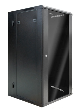 [CAB27417] Gabinete de piso/pared enson ens-rkgu22pro 22u puerta frontal de cristal templado con cerradura de seguridad puerta trasera abat