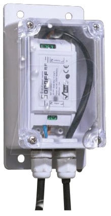 [ELE34246] Carcaza ip66 impermeable compatible con equipos sonoff basic, sonoff rf y b10 duosmart