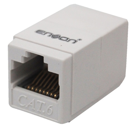 [NET3051] Cople rj45 enson epro-cop6 hembra-hembra cat6 ideal para unir de dos segmentos de cable utp ya terminados