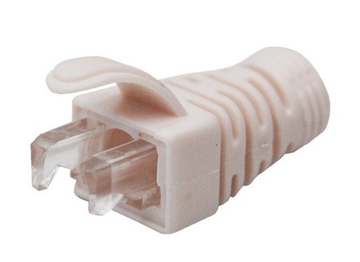 [NET3053] Bota para cable utp enson epro-boot-wh color blanco ideal para el terminado y cuidado del rematado, compatible con cat5e/6/6a y 