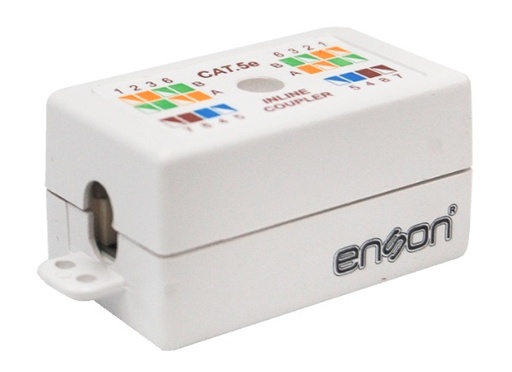 [NET3057] Cople utp enson epro-incop5e hilo a hilo cat5e ideal para unir de dos segmentos de cable utp sin terminar, requiere rematadora