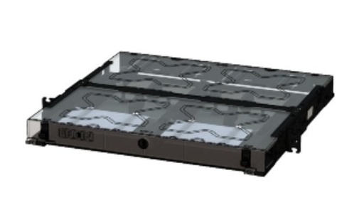 [NET3073] Charola fibra óptica rack belden ecx-01u p/2 adaptadores frame o cassetes