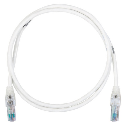 [NET3136] Patchcord utp cat6 traceable con luz led belden c6t1109010 forro pvc blanco cmr-riser cmr-riser 4 pares calibre conductor 24 awg