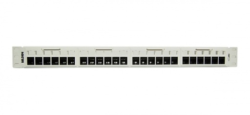 [NET3155] Patch panel, revconnect cat6 belden rv6ppf1u24wh 24 puertos rj45 (precargado) color blanco 1 unidad de rack herramienta compatib
