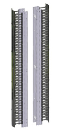 [CAB27422] Organizador vertical belden bhvhh06 de alta densidad 6"ancho 84"alto administracion frontal y posterior 45 ur con tapa negro