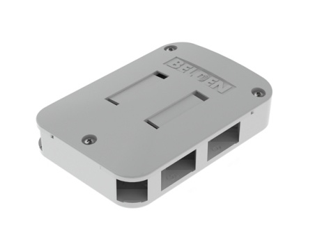 [WIR1272] Caja de medios ax106512 6 puertos keyconnect blanco