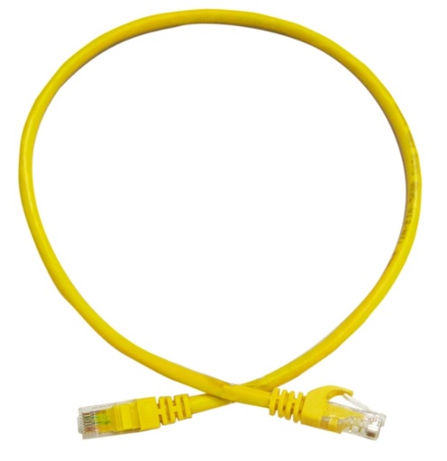 [NET3205] Patchcord utp enson p6006y serie pro 100-ii 100% cobre color amarillo 60cm para mejor identificacion de soluciones en racks y ga