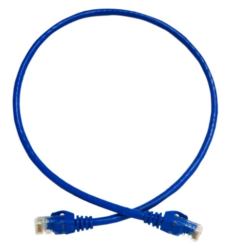 [NET3208] Patchcord utp enson p6006l serie pro 100-ii 100% cobre color azul 60cm para mejor identificacion de soluciones en racks y gabine