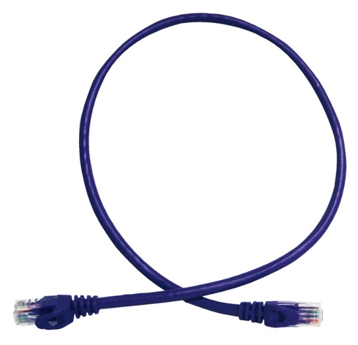 [NET3211] Patchcord utp enson p6006p serie pro 100-ii 100% cobre color morado 60cm para mejor identificacion de soluciones en racks y gabi