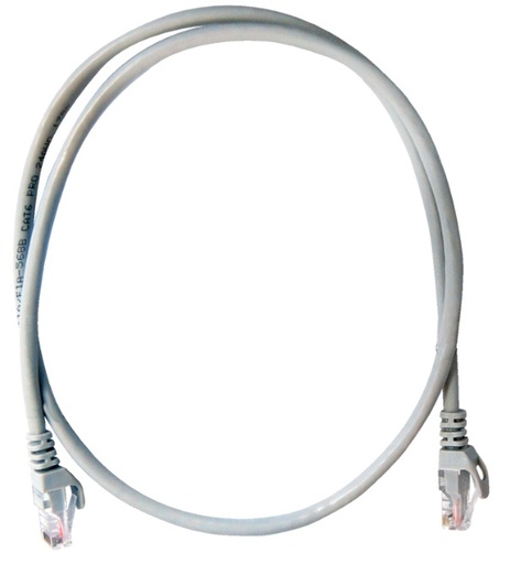 [NET3217] Patchcord utp enson p6009g serie pro 100-ii 100% cobre color gris 90cm para mejor identificacion de soluciones en racks y gabine