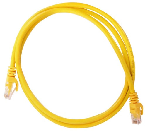 [NET3219] Patchcord utp enson p6012y serie pro 100-ii 100% cobre color amarillo 120cm para mejor identificacion de soluciones en racks y g