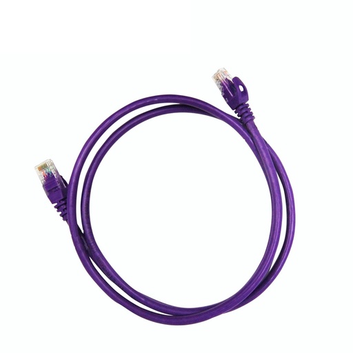 [NET3225] Patchcord utp enson p6012p serie pro 100-ii 100% cobre color morado 120cm para mejor identificacion de soluciones en racks y gab