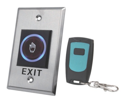 [ACC699041] Boton sin contacto no touch ax-touch4rm con apertura a distancia incluye un control remoto de 433mhz