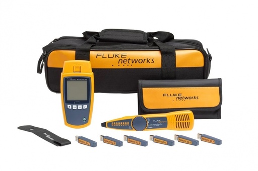 [NET3252] Kit profesional verificador de red microscanner poe fluke networks ms-poe-kit para comprobación de redes de voz, datos y video d