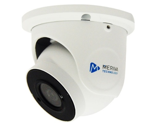 [SEC5202] Cam hd domo eyeball meriva technology msc-8301 ahd / tvi / cvi / 8mp-4k/ 3.6mm / 20m ir / coc / metálica / ip66 / 12vcd