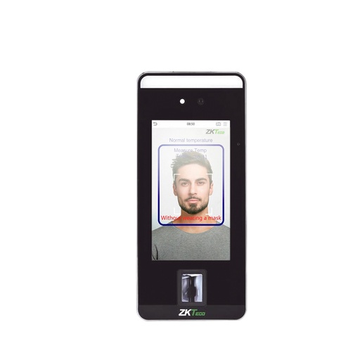 [SEC5268] Control de Acceso con Reconocimiento Facial, Palma, Huellas y  Tarjetas Speedface V5l  ZKTeco Acceso Avanzado y Asistencia bá