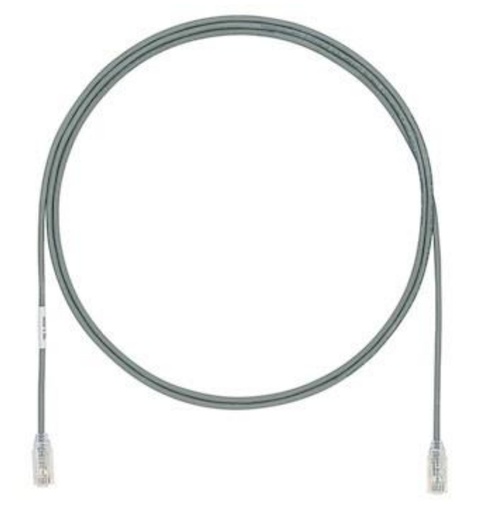 [NET3347] Patch cord utp cat6a belden cad1108010 forro pvc gris cmr-riser 4 pares calibre conductor 28 awg diámetro reducido cobre estañad