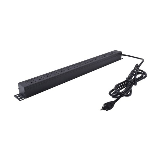 [SEC5578] Pdu barra multicontactos vertical con 14 salidas 125v/15a, contactos tipo nema