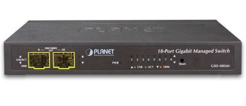 [SEC5650] Switch administrable de escritorio 8 puertos giga + 2 puertos sfp