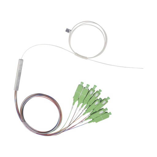 [WIR1323] Splitter (divisor óptico) tipo plc, de 1x8, conectores sc/apc de salida