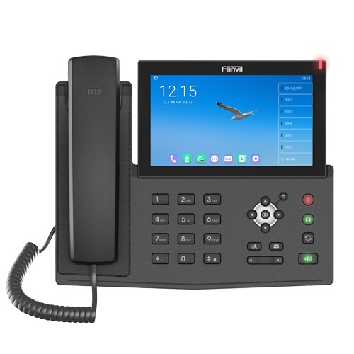 [SEC5912] Teléfono ip  android empresarial para 20 lineas sip, pantalla táctil, wi-fi y bluetooth, poe, hasta 112 botones dss, puertos gig
