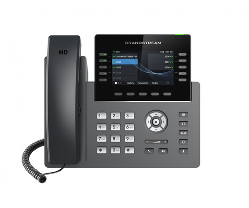 [SEC6007] Teléfono IP Grandstream GRP-2615 4.3" Alámbrico 10 Líneas Altavoz