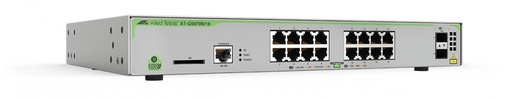 [SEC6083] Switch administrable centrecom gs970m, capa 3 de 16 puertos 10/100/1000 mbps + 2 puertos sfp gigabit