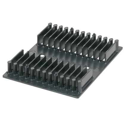 [WIR1364] Charola de empalme para fibra óptica, para protección de 24 empalmes de fusión o mecánicos, compatible con los paneles frmeu