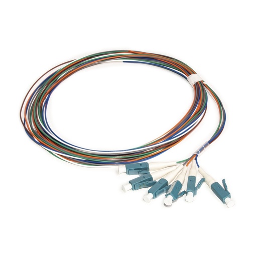 [WIR1367] Kit de 6 pigtails lc/upc monomodo 2 metros